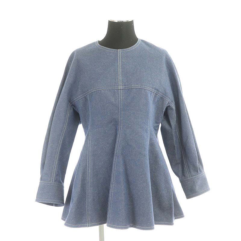 BLAMINK シルクコットン クルーネックブラウス 【公式通販】