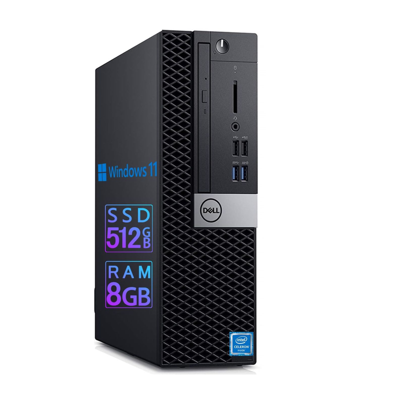 【特価セール】11 /WIFI/Bluetooth/DVD/BAN SFF/Celeron-G3900/8GB/Win BAN 3040 PC トップPC (8G+512G, 【整備済み品】デル G3900)