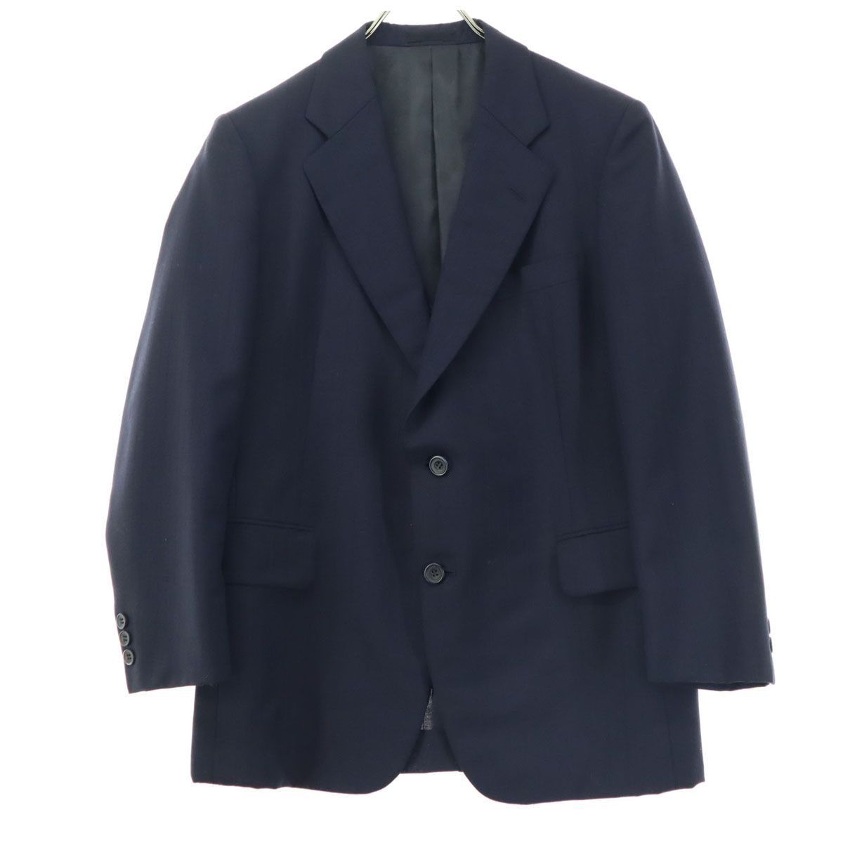 古着 美品 BURBERRY バーバリー 長袖 テーラードジャケット ネイビー C-TK83 メンズ 美品 BURBERRY バーバリー 長袖 テーラードジャケット ネイビー C-TK83
