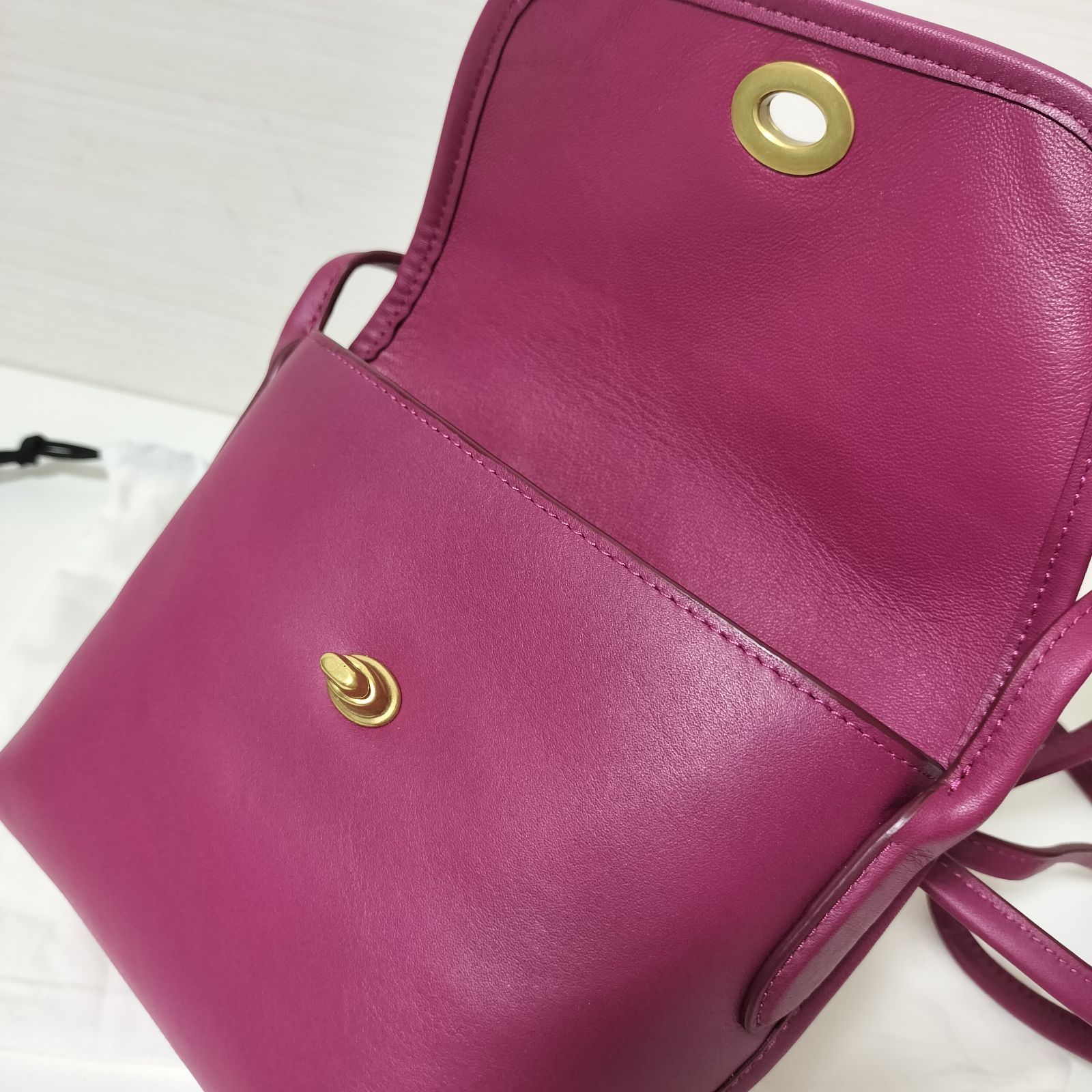 COACH コーチ 百貨店限定 クロスボディ ミニショルダーバッグ 本革  