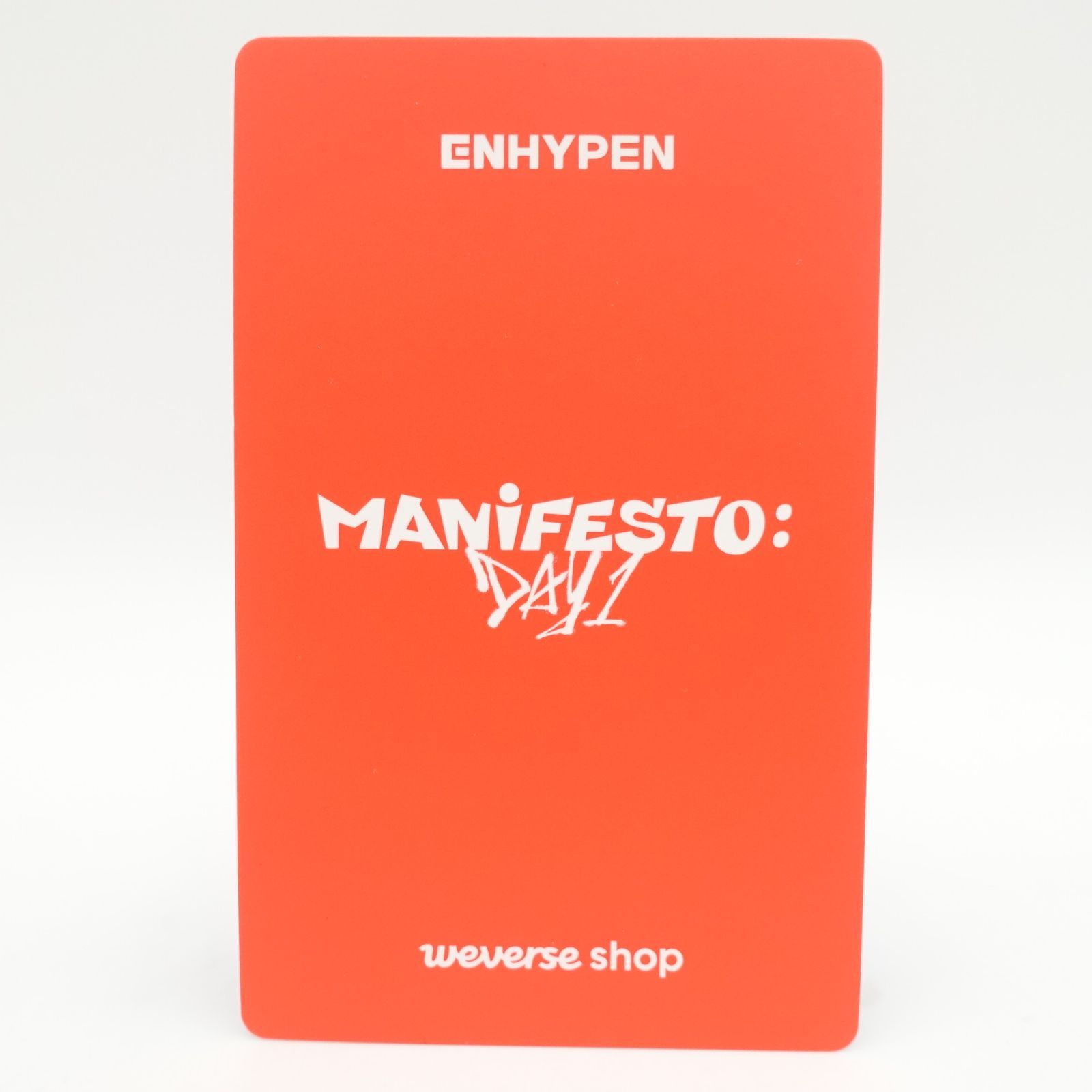 ENHYPEN ソヌ MANIFESTO:DAY1 Dver./weverse global特典 ホログラム