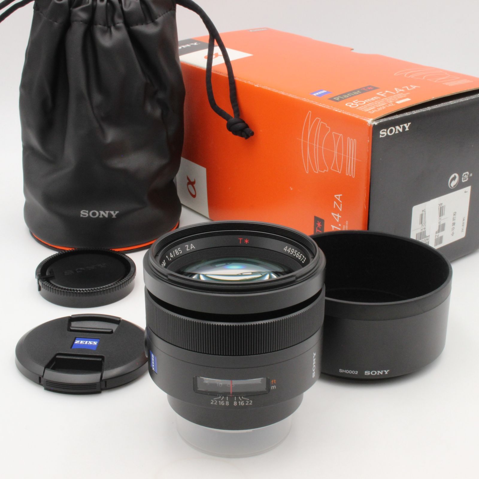 ☆極美品☆SONY ソニー Planar T* 85mm F1.4 ZA SAL85F14Z フード