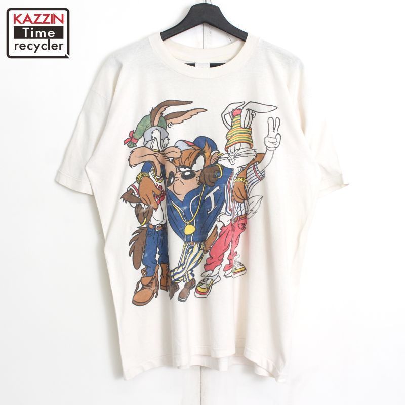 80s vintage タズマニアン・デビル Tasmanian Devil 半袖Ｔシャツ メンズ 表記XLサイズ