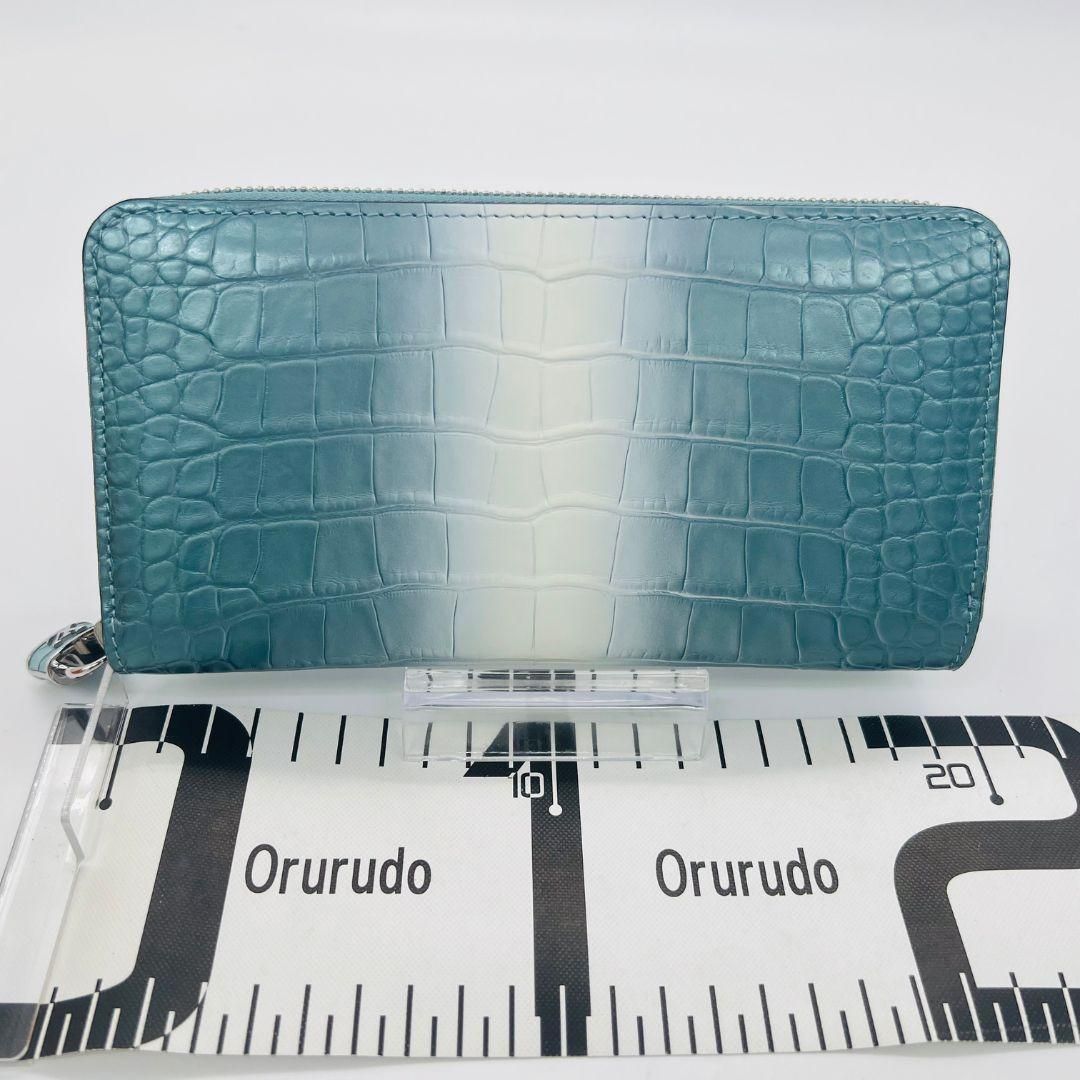 ルイヴィトン クロコダイル ジッピーウォレット 長財布 ホワイト