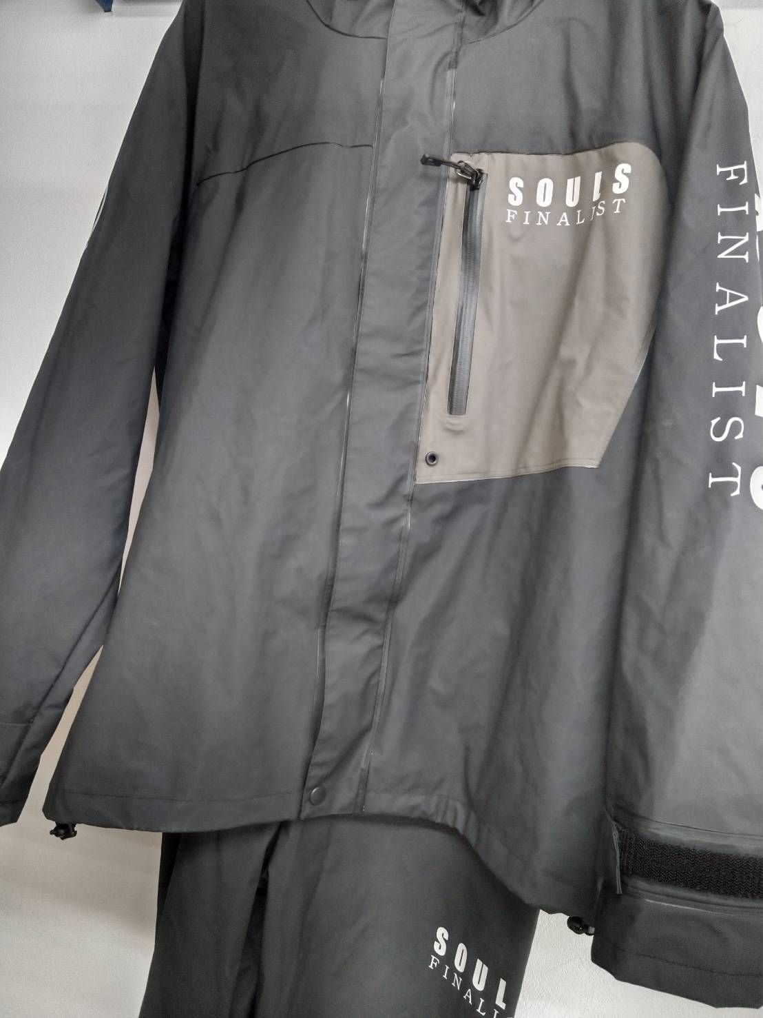 ＳＯＵＬＳ　ソウルズ　ＰＶＣ　レインスーツ　Ｌサイズ　上下セット　船用 SOULS ソウルズ PVC レインスーツ Lサイズ 上下セット 船用