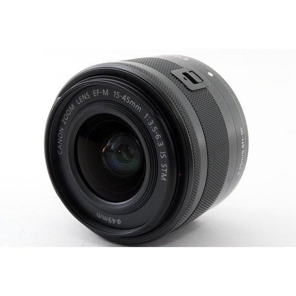 キヤノン Canon EOS Kiss M ブラックレンズキット 美品 Wi-Fiで