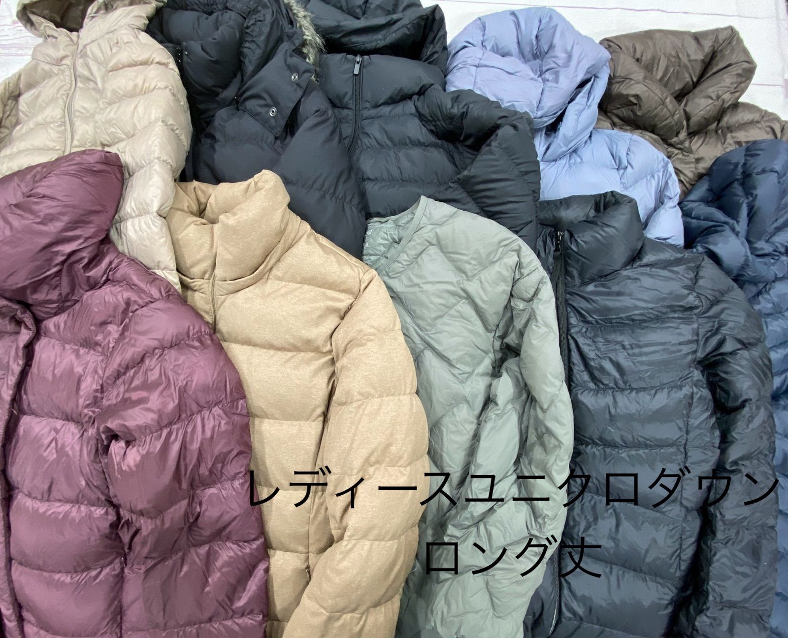 S165 レディース ユニクロ ダウン ロング丈 長め丈 おまとめ 10点