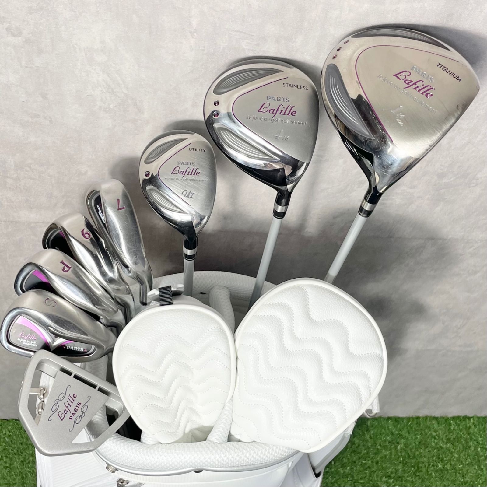 バッグ Callaway REVA PARIS キャロウェイ レバ レヴァ パリス レディース L ゴルフクラブセット 8本 右 キャディバッグ