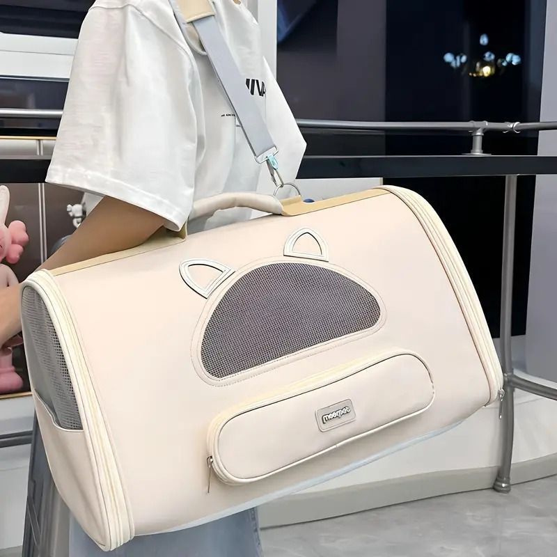 ペットキャリー 猫キャリー リュックサック 通気性 折りたたみ シングルショルダーストラップ ダブルショルダーストラップ メッシュウ