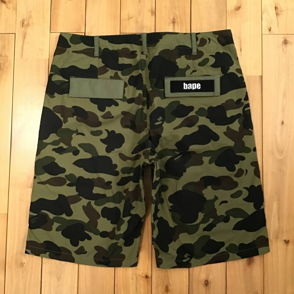 BAPE 1st camo green カーゴ ハーフパンツ Lサイズ a bathing BAPE 1st camo green カーゴ ハーフパンツ Lサイズ a bathing