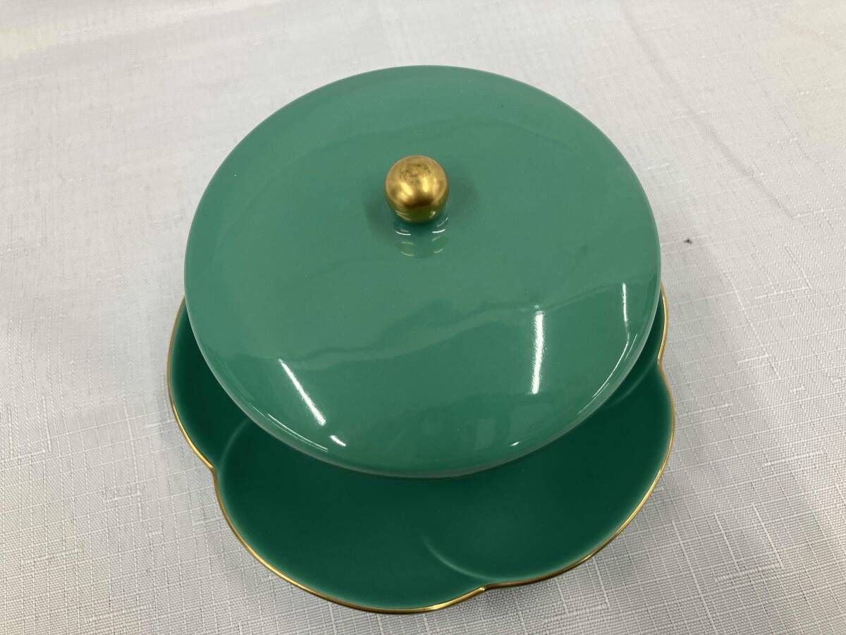 香蘭社 湯呑み 5客セット 香蘭社 湯呑み 蓋付き グリーン 菊 花 5個