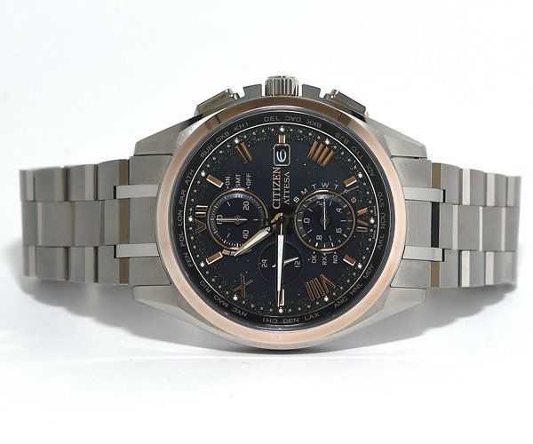 ☆極美品！CITIZEN ATTESA AT8254-61E ダイレクトフライト DENPA