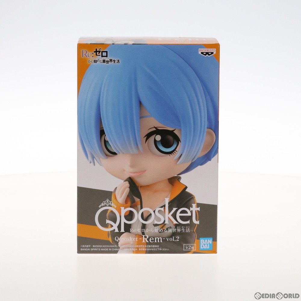 バンプレスト Re:ゼロから始める異世界生活 Q posket ラム レム 通常カラー 2種セット アニメ『リゼロ』の双子「ラム」と「レム」が デフォルメ