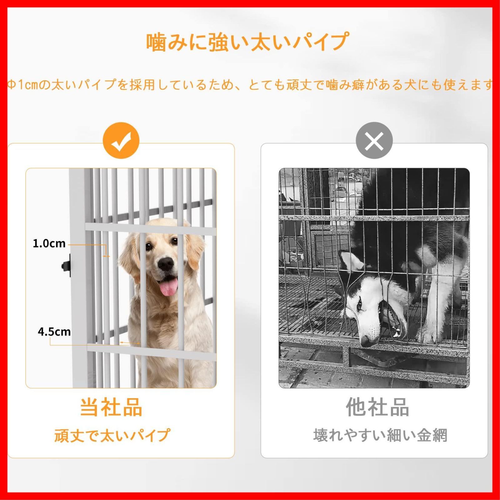 激安！】木製 おしゃれ 犬小屋 室内 ペットケージ 犬ケージサークル