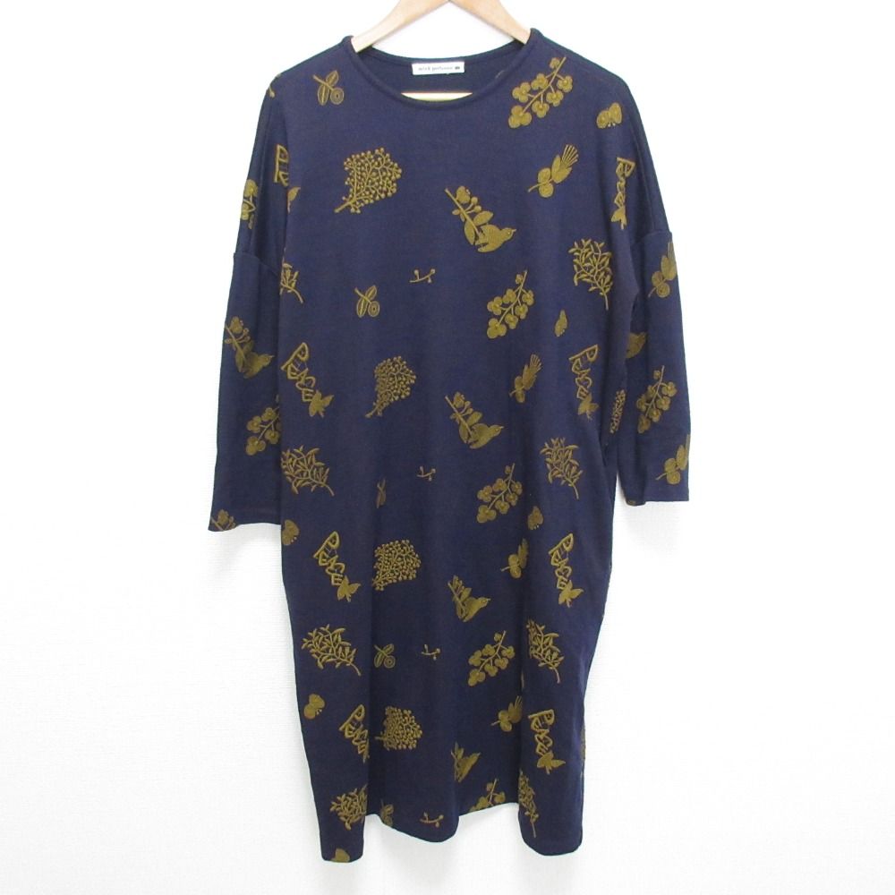 minaperhonen forest paradeワンピース40 美品 mina perhonen ミナペルホネン forest parade ワンピース サイズ