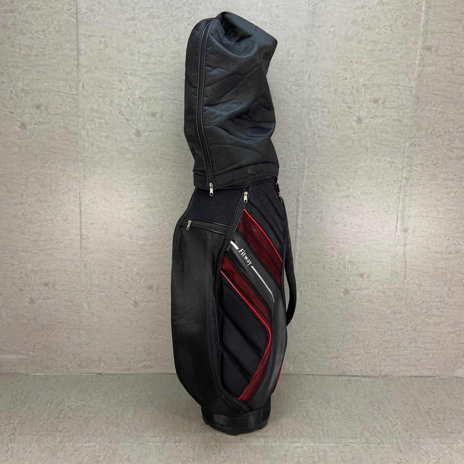 Fitway　フィットウェイ　メンズゴルフ12本セット　カーボン　R　右利き用　キャディバッグ　ヘッドカバー　初心者おすすめ　入門用 Fitway フィットウェイ メンズゴルフ12本セット カーボン R 右