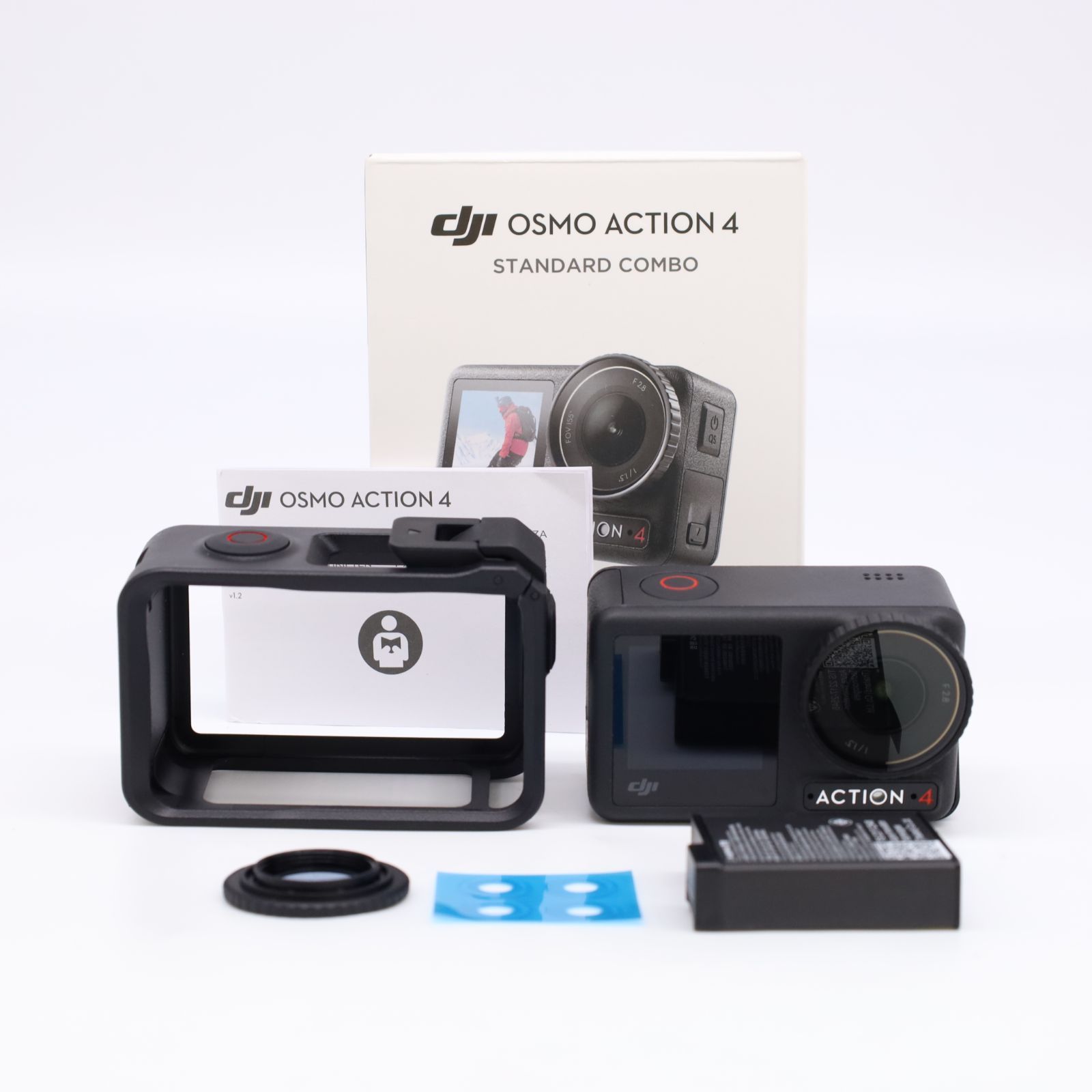 ほぼ DJI ディージェイアイ Osmo Action 4 Standard Combo 高画質4Kアクションカメラ 手ブレ補正抜群♪