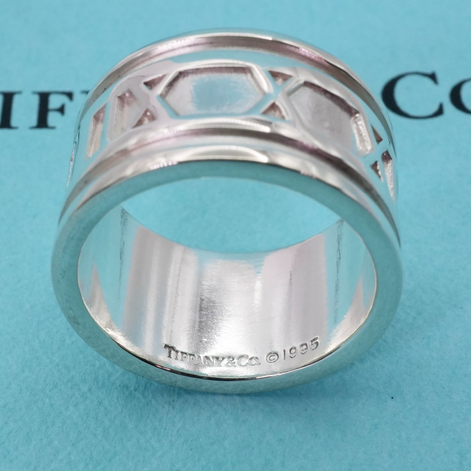 美品 TIFFANY ティファニー アトラスワイド シルバーリング 楽天市場】ティファニー アトラス ワイド リング・指輪 シルバー