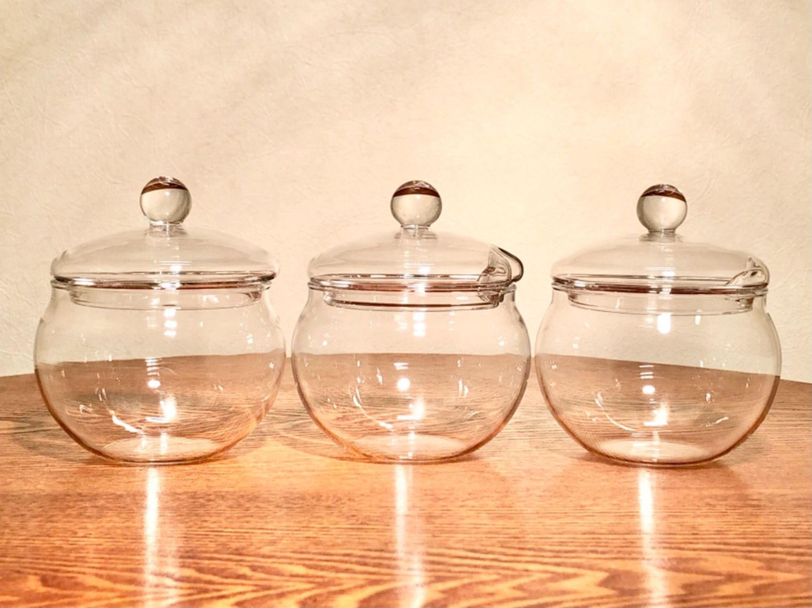 ◉JENAER GLAS／イエナ グラス◉シュガーポット × 2