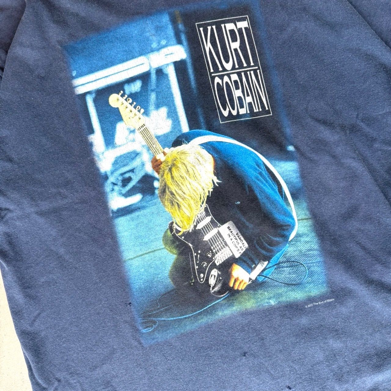 00s Kurt Cobain The End of Music Tシャツ Nirvana カートコバーン