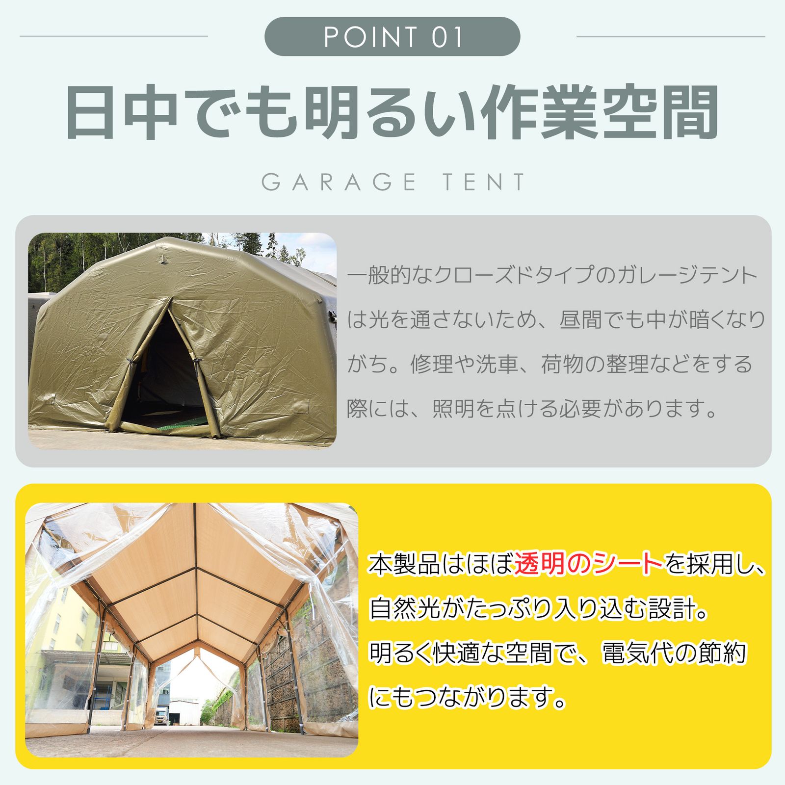 数量限定セール」全新品 【UV・防水】テント 車庫テント ガレージ 