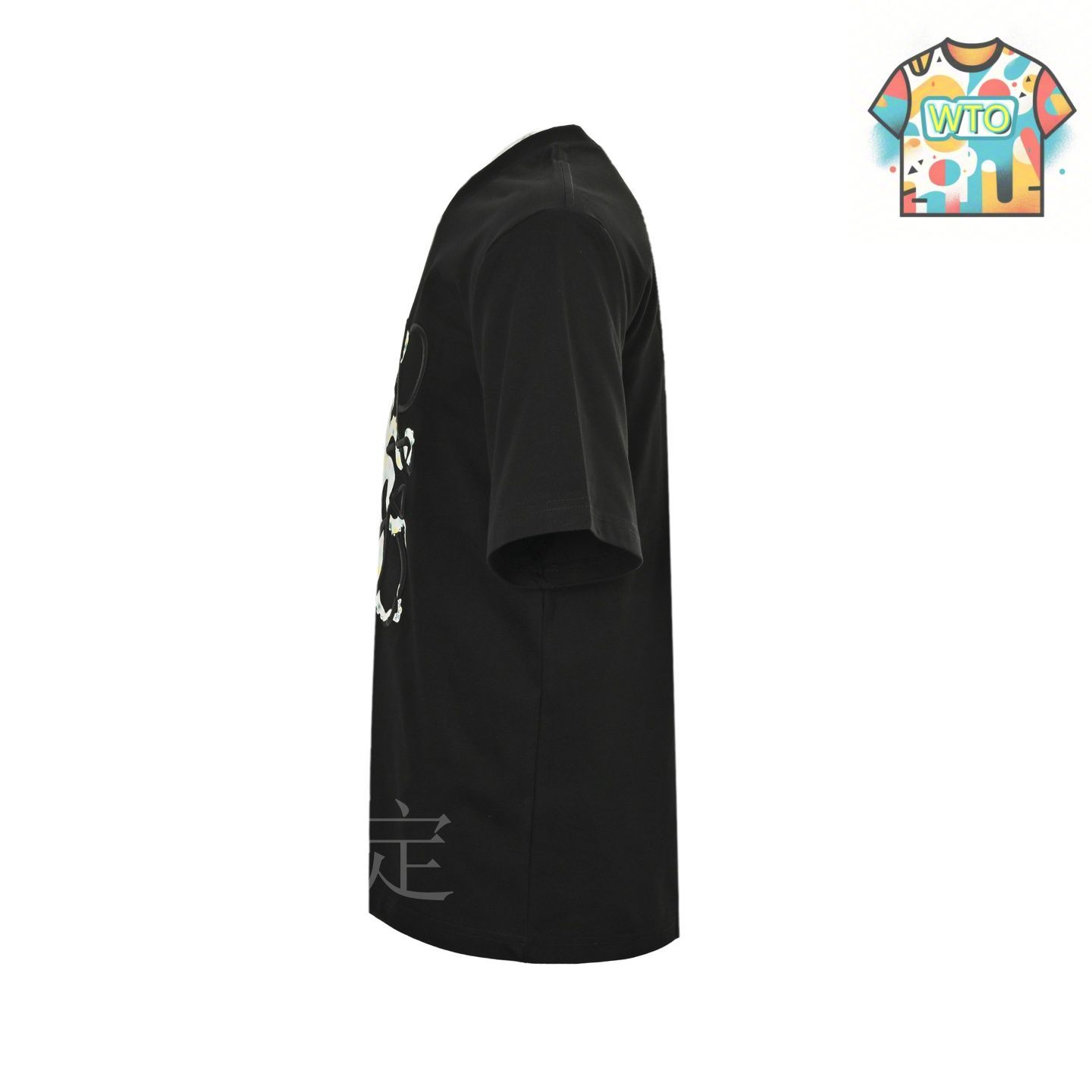 ロエベ テリー生地アナグラム刺繍を施したブラックTシャツ 25SS LOEWE(ロエベ) / 24SS/アナグラム/ニット/長袖Tシャツ/S