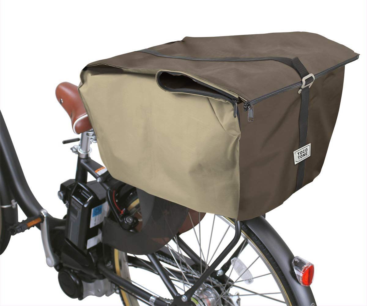 【特価商品】後バスケットカバー ブラウン TOCOTONE TR-02 チャリスト(Cyalist)