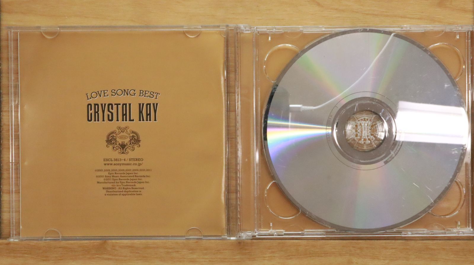 国内盤CD☆クリスタル・ケイ/Crystal Kay□ LOVE SONG BEST(初回