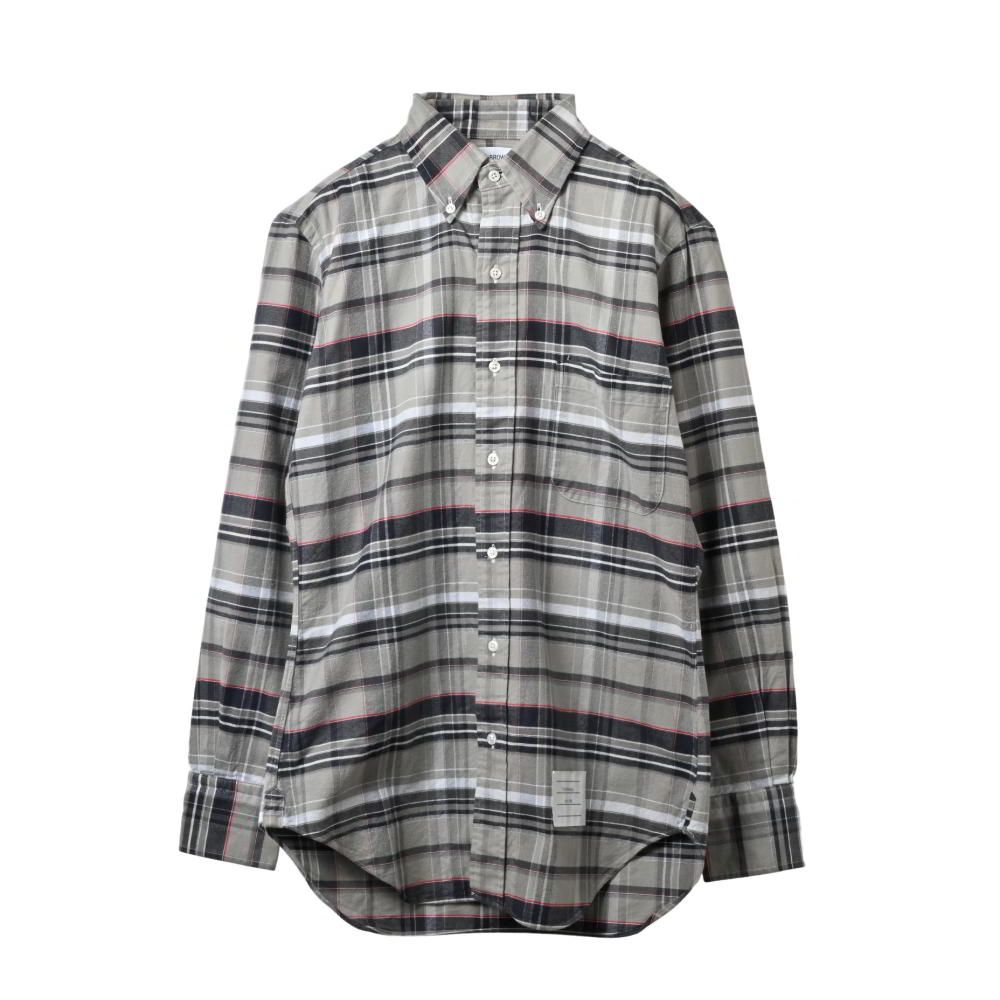 THOM BROWNE ボタンダウン チェック シャツ 3 楽天市場】THOM BROWNE(トムブラウン) サイズ:2 ボタンダウン