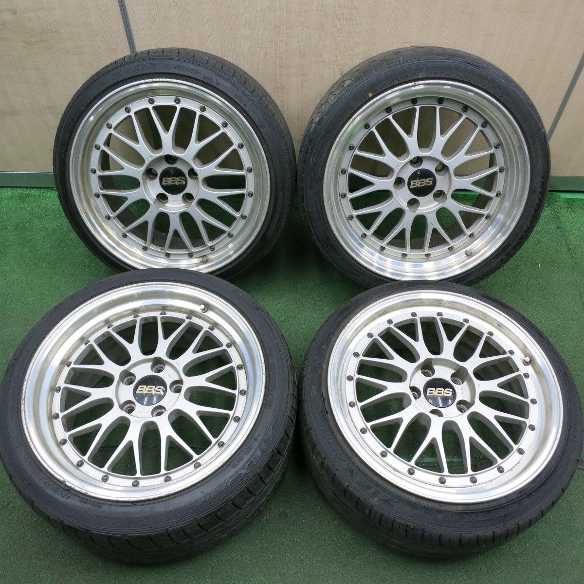 *送料無料* 4本価格希少 BBS LM082 LM083 215/40R18 265/35R18 ファルケン ジークス ZE912 インドラジアル 6688 PCD114.3/5H4070702HAノ