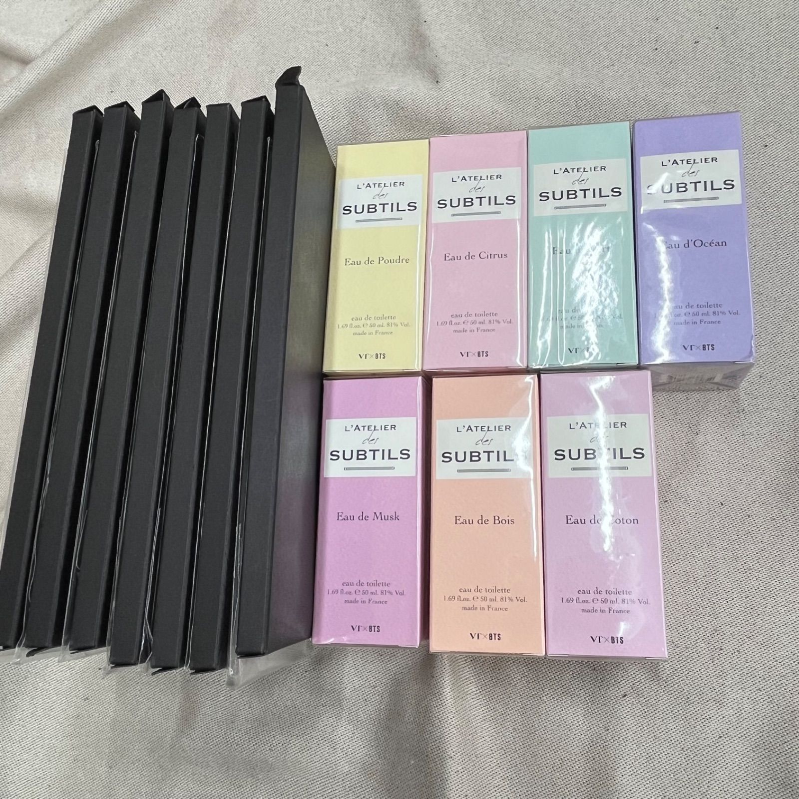 未使用】VT × BTS アクスタ 香水 フルセット L'ATELIER des SUBTILS