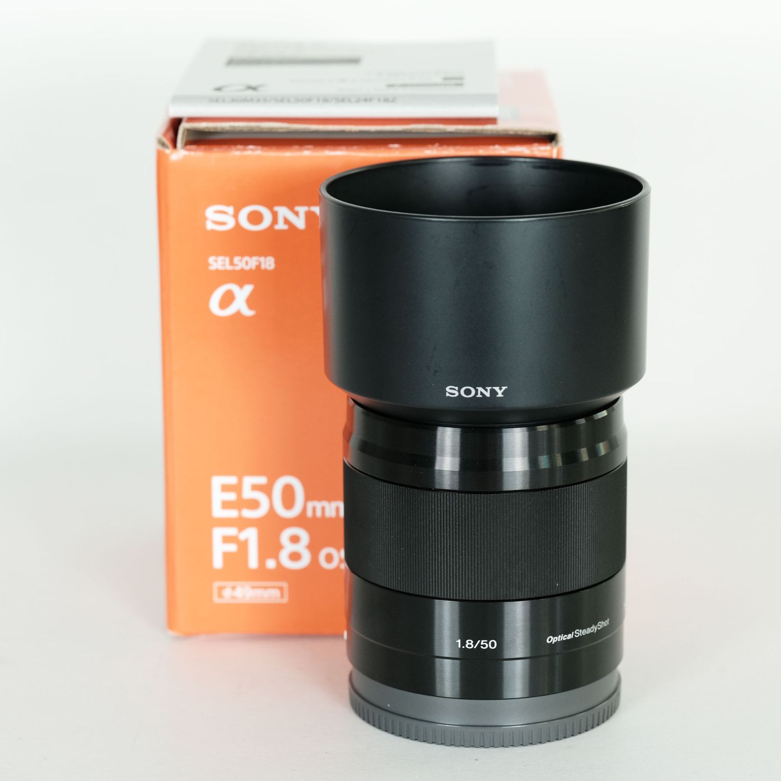 美品] SONY E 50mm F1.8 OSS SEL50F18 [ブラック] / ソニーE