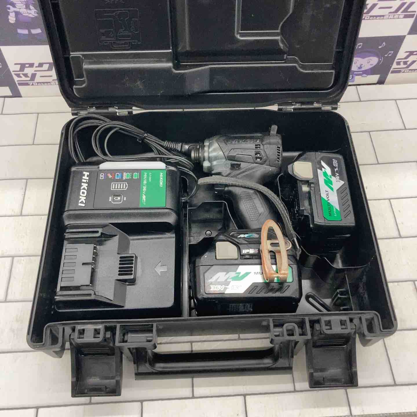 ハイコーキ HIKOKI 旧 日立工機 コードレスインパクトドライバー WH36DC 2XPB 所沢店
