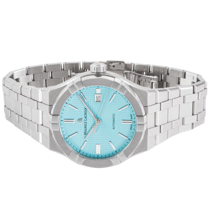  Maurice Lacroix モーリス ラクロア アイコン オートマティック 42 サマーエディション AI 6008 SS 00 F 431 C ターコイズブルー その他 時計