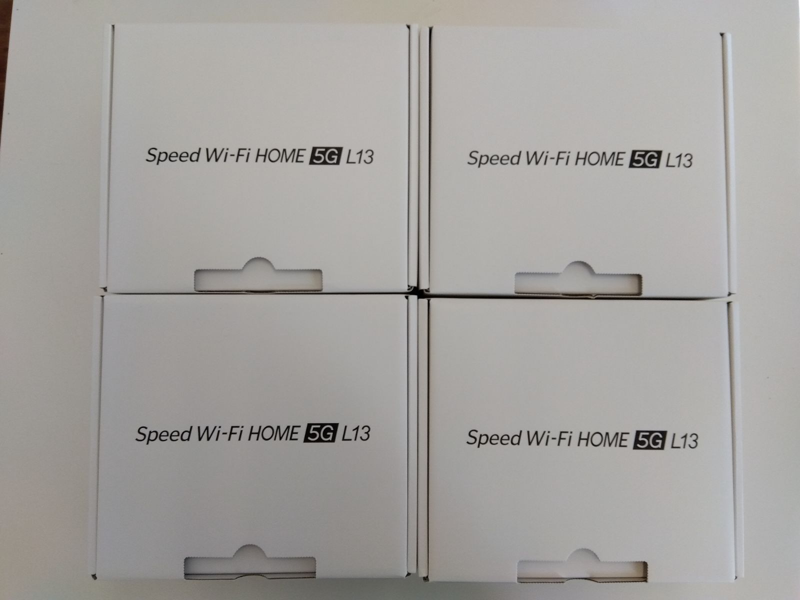 Speed Wi-Fi HOME 5G L13×4台