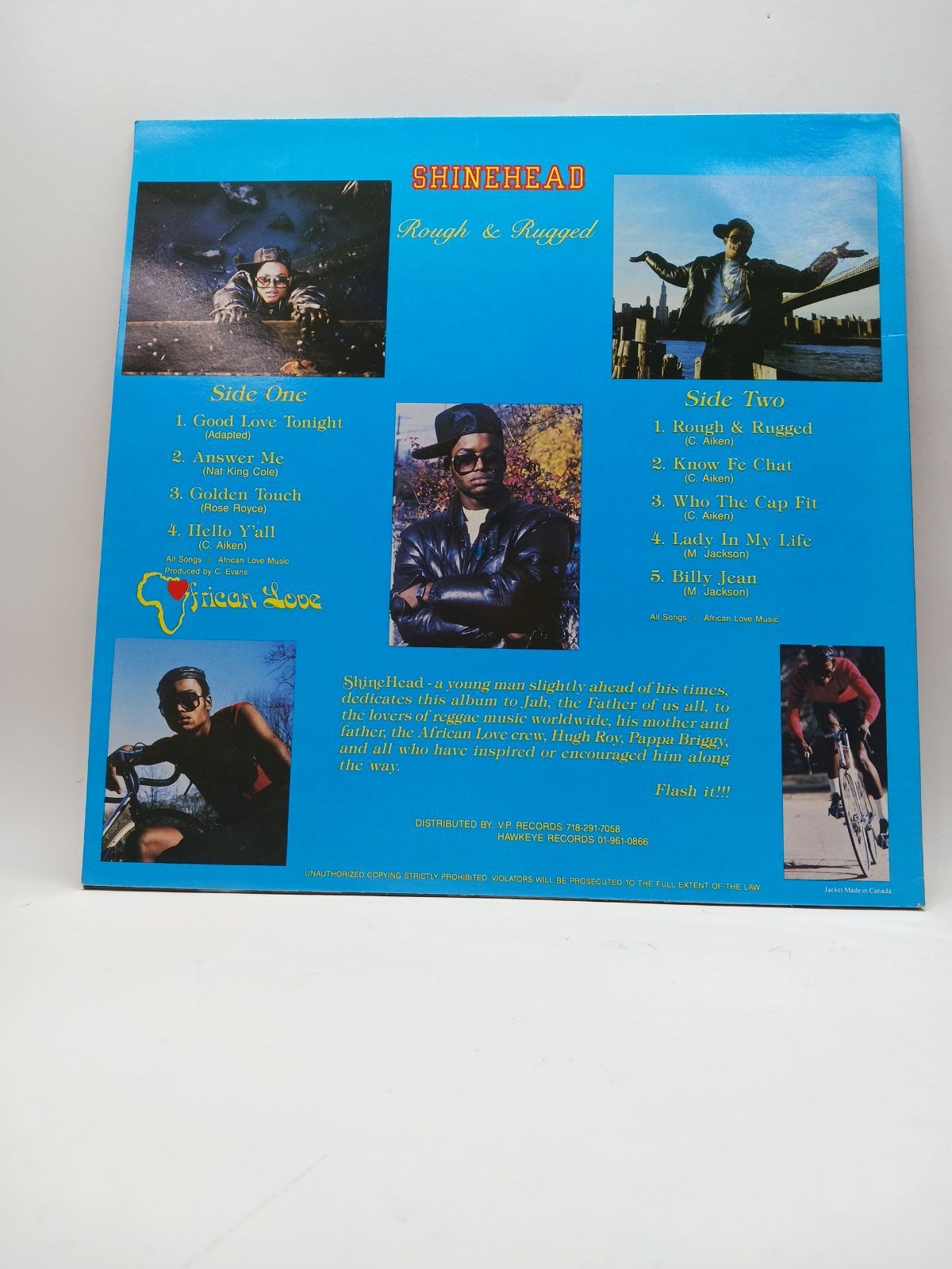 5221 SHINEHEAD RAGGAMUFFIN レゲエ レコード Shinehead - Ragga Muffin / Raggamuffin // Digital B 7inch