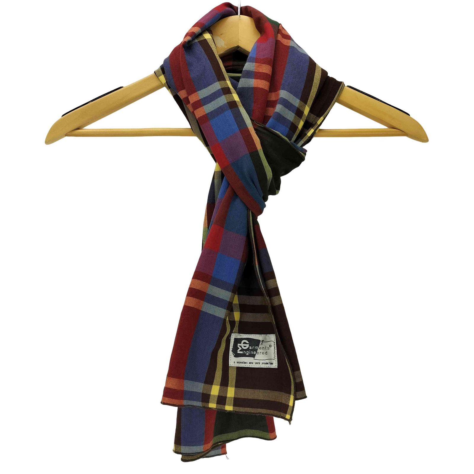 エンジニアードガーメンツ Engineered Garments マドラスチェック柄 ストール メンズ 表記無