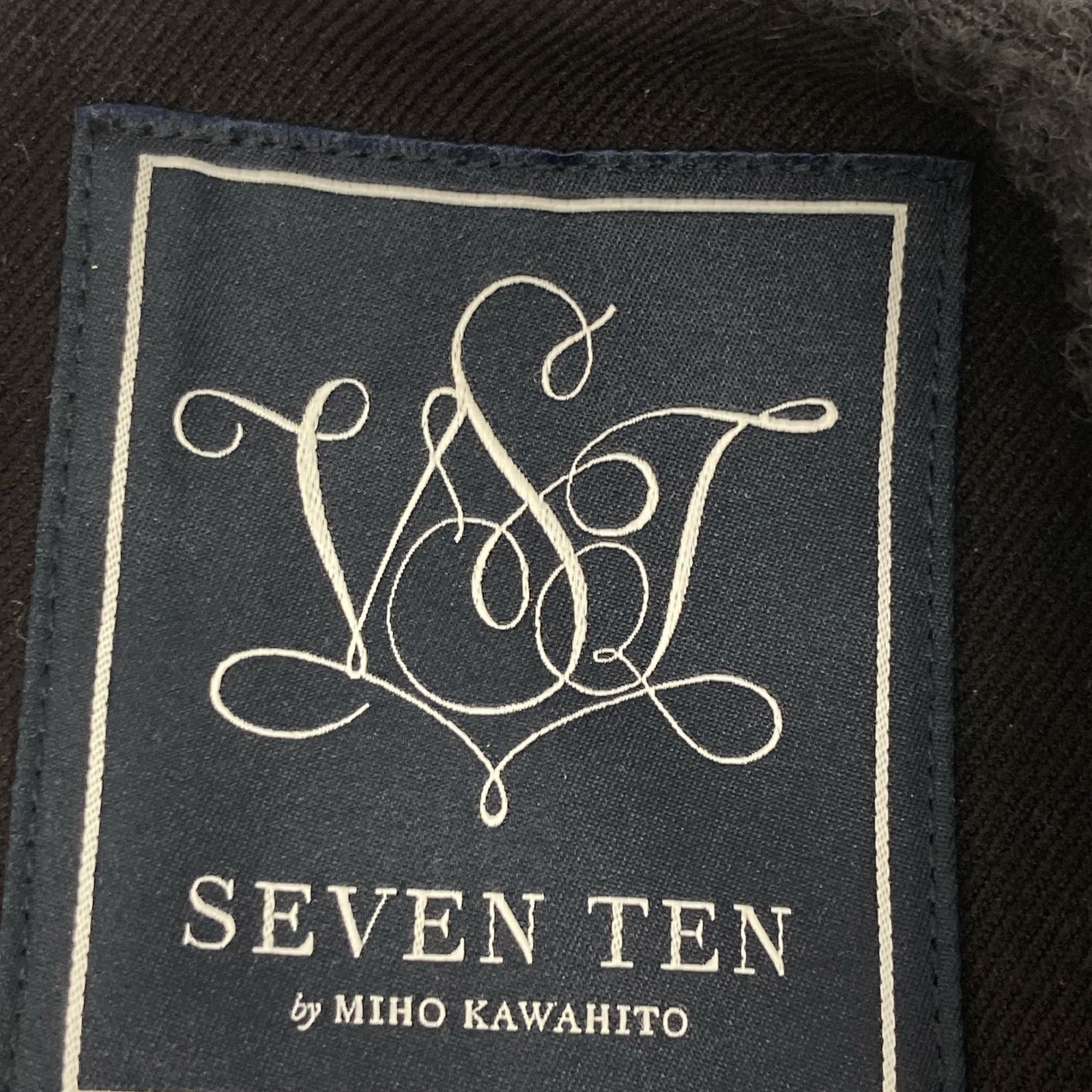 セブンテンバイミホカワヒト　フェザーヤーンウールレイヤードトップス　S SEVEN TEN by MIHO KAWAHITO セブンテン バイミホカワヒト