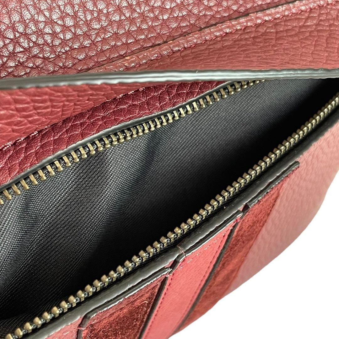 コーチ COACH 58951 ミックスドレザー クラッチバッグ セカンドバッグ