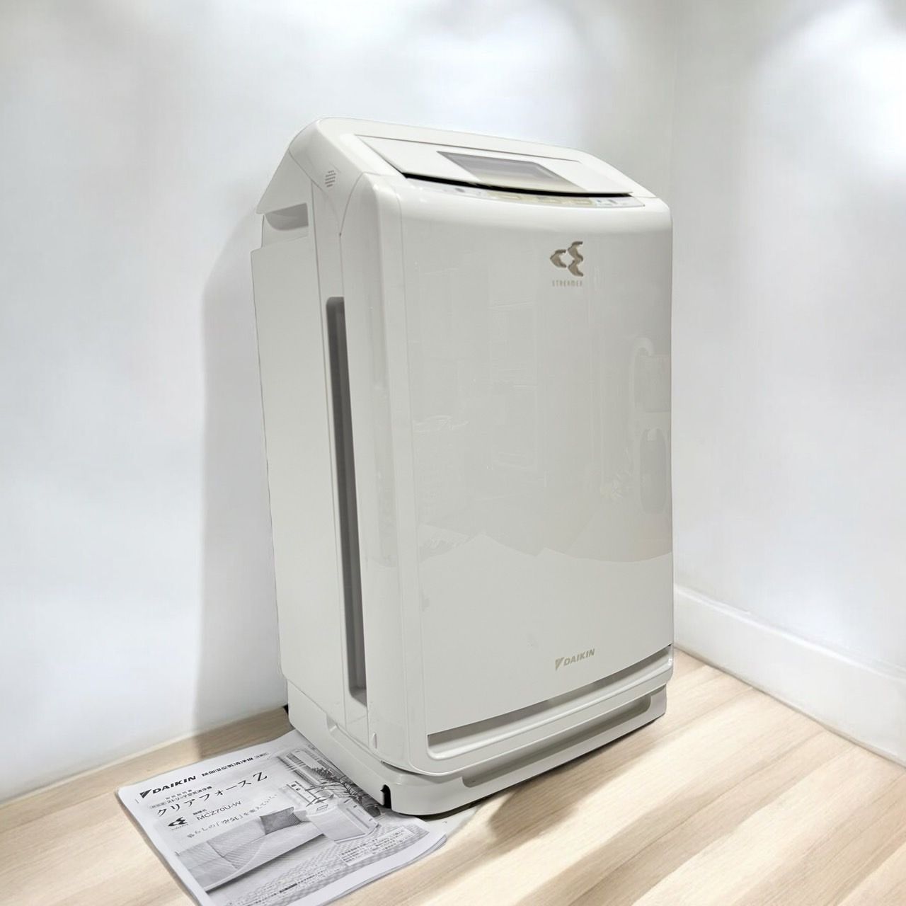 ダイキン ストリーマ搭載　空気清浄機 MCZ70R-W DAIKIN/ダイキン クリアフォースZ 除加湿ストリーマ空気清浄機 MCZ70R