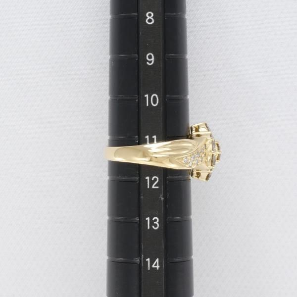K18YG リング 指輪 11号 ブラウンダイヤ 1.50 総重量約4.9g - メルカリ