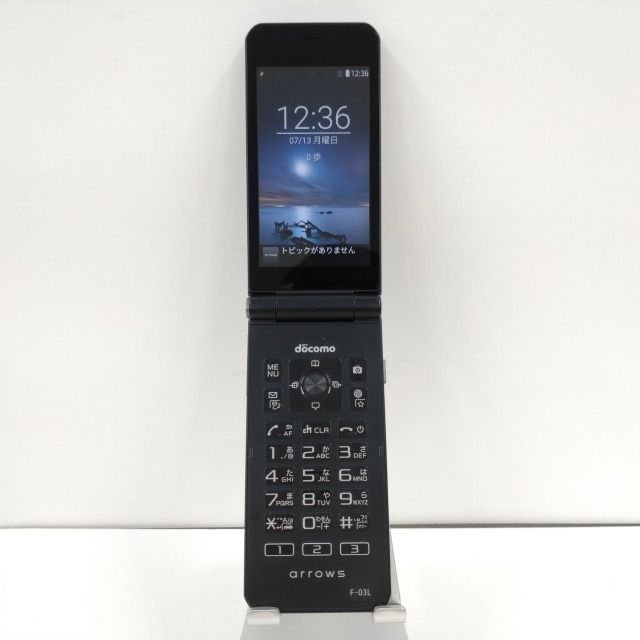 arrows ケータイ F-03L docomo ブラック 送料無料 本体 n09594