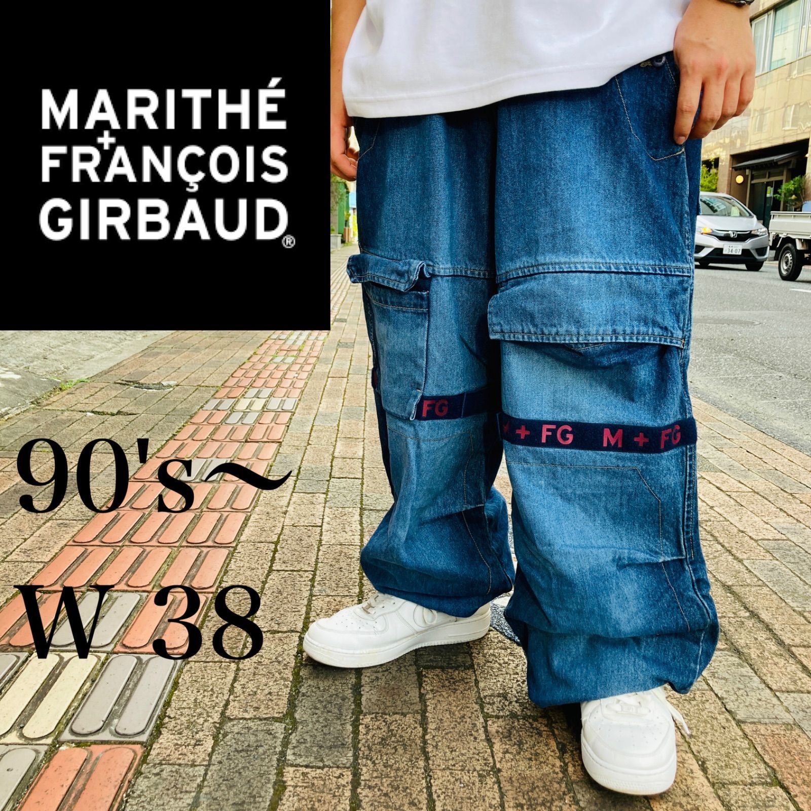 MARITHE FRANCOIS GIRBAUD ジルボー パンツ デニム 38 マリテ