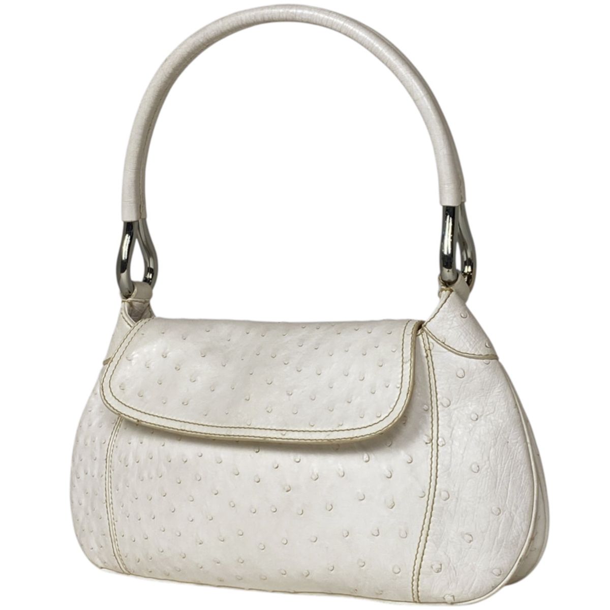 プラダ ワンショルダーバッグ ハンドバッグ エナメル 白 白タグ プラダ PRADA ロゴプレート ショルダーバッグ ワンショルダー