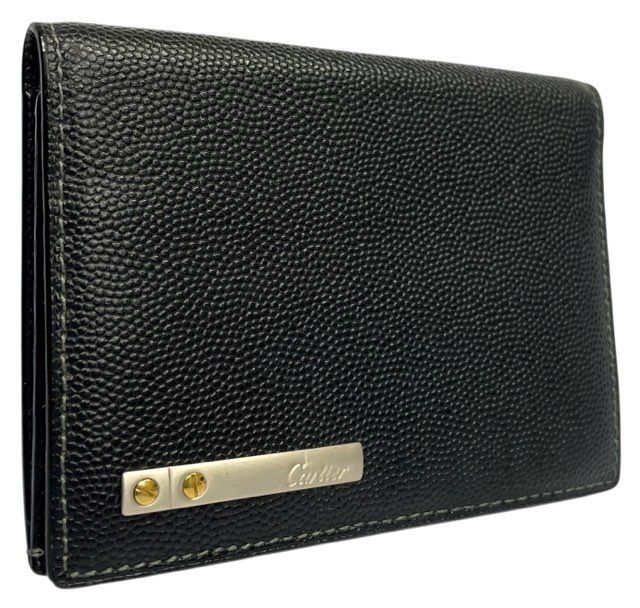 Cartier カルティエ カードケース 黒 - 4501025E0010 Cartier - Cartier カルティエ サントス カードケース 名刺入れ