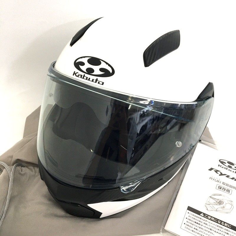 Kabuto システムヘルメット ホワイトメタリック　Ryuki ヨドバシ.com - OGK KABUTO オージーケー カブト システム