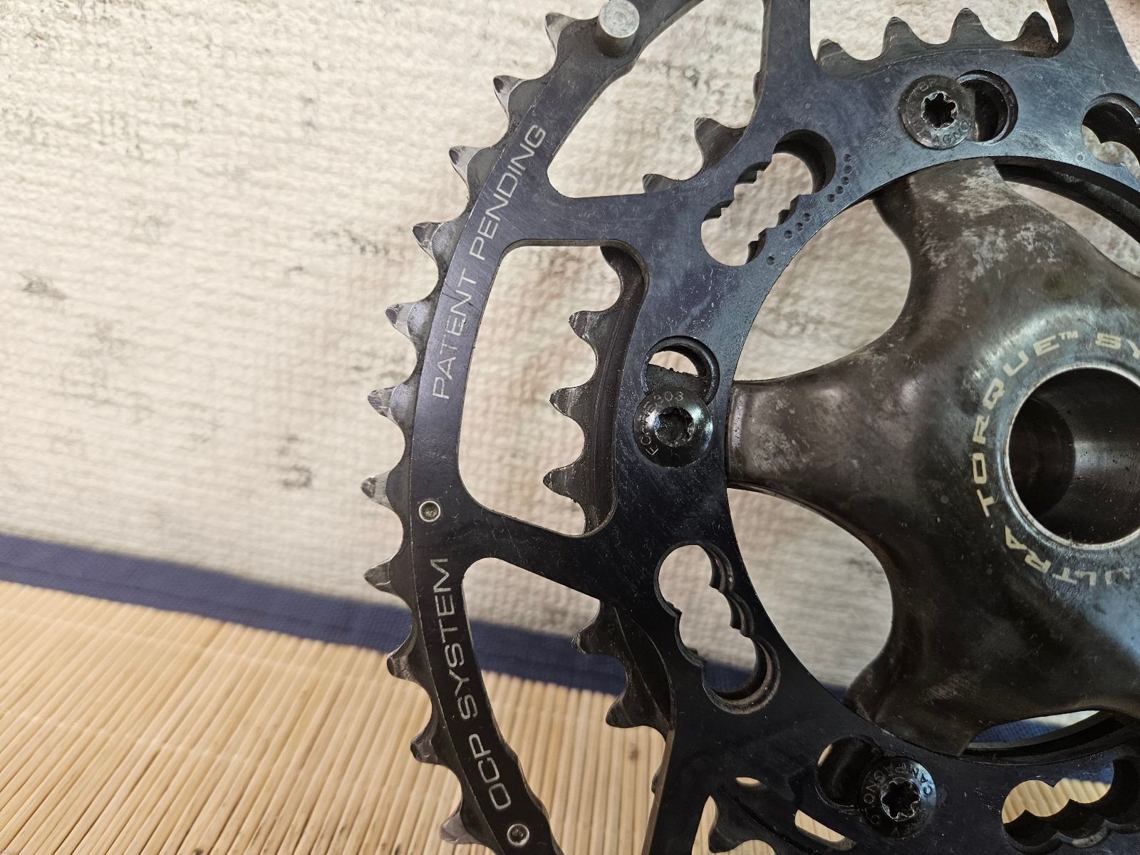 ■ CAMPAGNOLO RECORD ULTRA TORQUE CT 170mm FC7 【 ROTOR QRINGS 50-36t 】 カンパニョーロ レコード ウルトラトルク コンパクト クランクセット ロード ローター JIS用カンパBB付 T-40