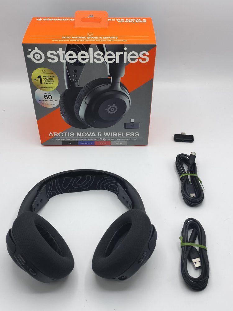 【中古美品】SteelSeries Arctis Nova 5 Wireless SteelSeries Arctis Nova 5 Wireless Gaming Headset for PC