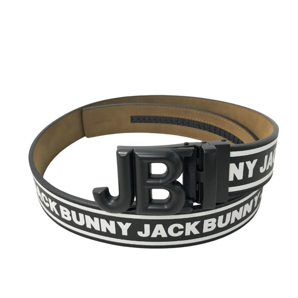 ジャックバニー JB 合皮セレーションロゴベルト レディース