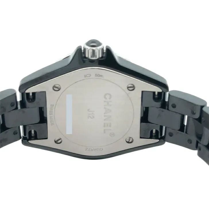 中古美品】 CHANEL シャネル J12 29mm 黒セラミック クオーツ